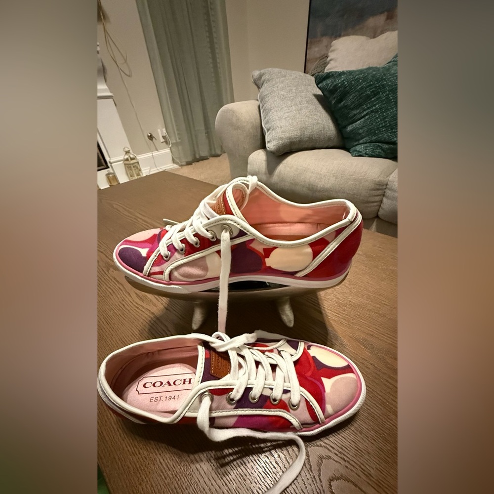 Coach Colorful Patterned Sneakers - Picture 3 of 7